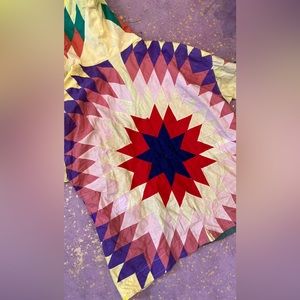 Handmade quilt top jacket. One size fits most.
